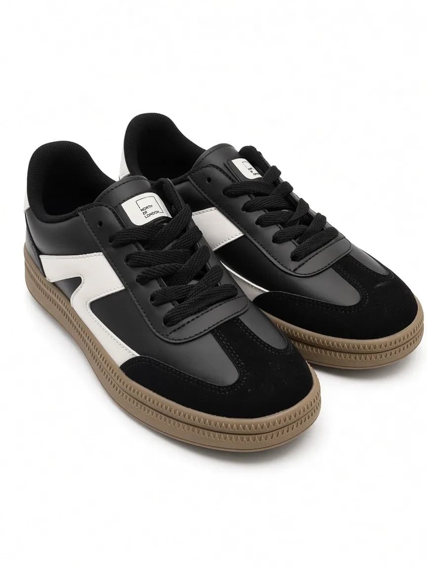 Leila Kontrast Panelli Sneaker 1